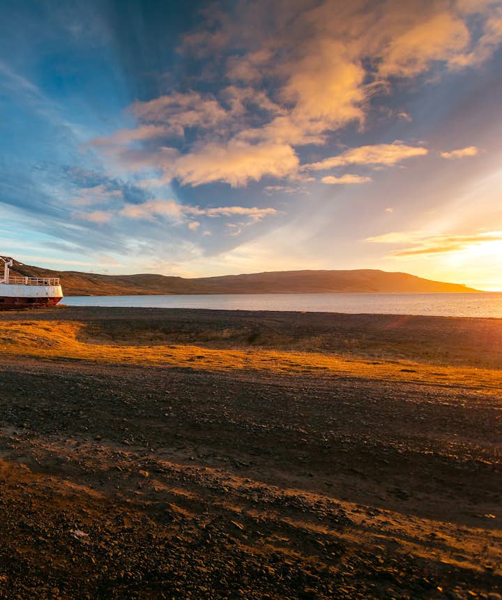 冰島西部峽灣景點冰島的十月