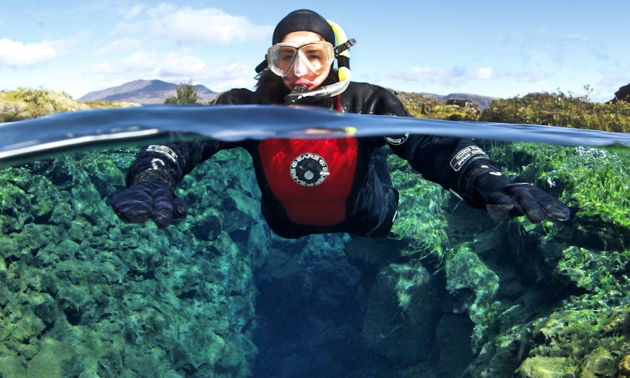 冰島Silfra 裂縫浮潛