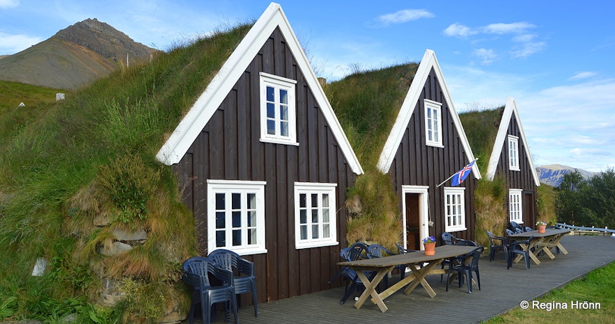Hrafnseyri turf house in the Westfjords