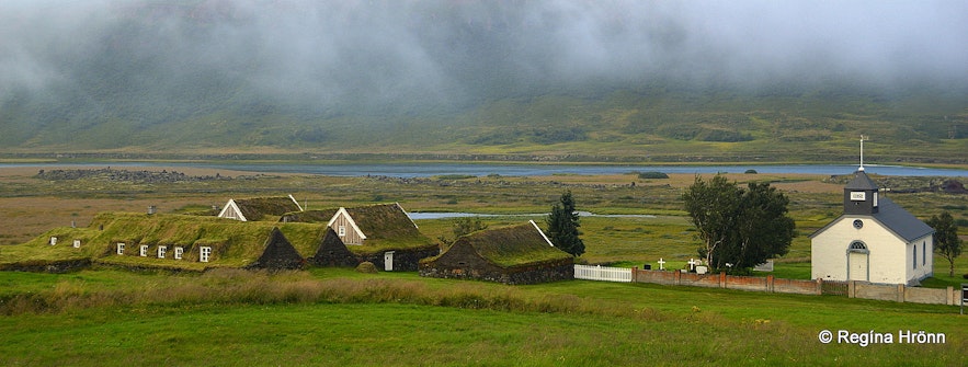 Þverá turf house in North-Iceland