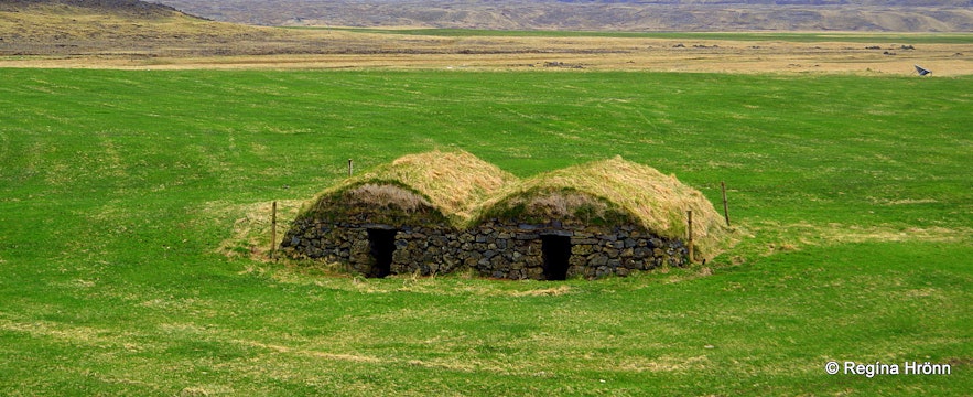 The turf lamb-houses at Keldur in South-Iceland