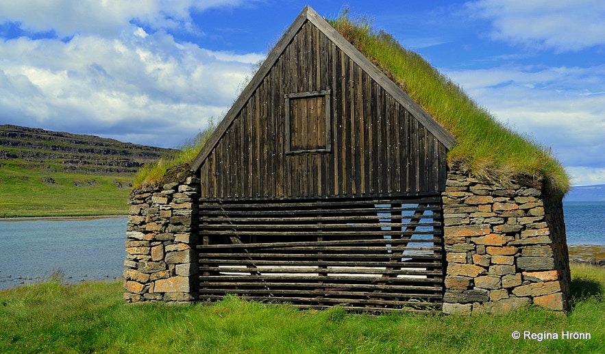 Hjallur - the Shed in Vatnsfjörður in the Westfjords of Iceland
