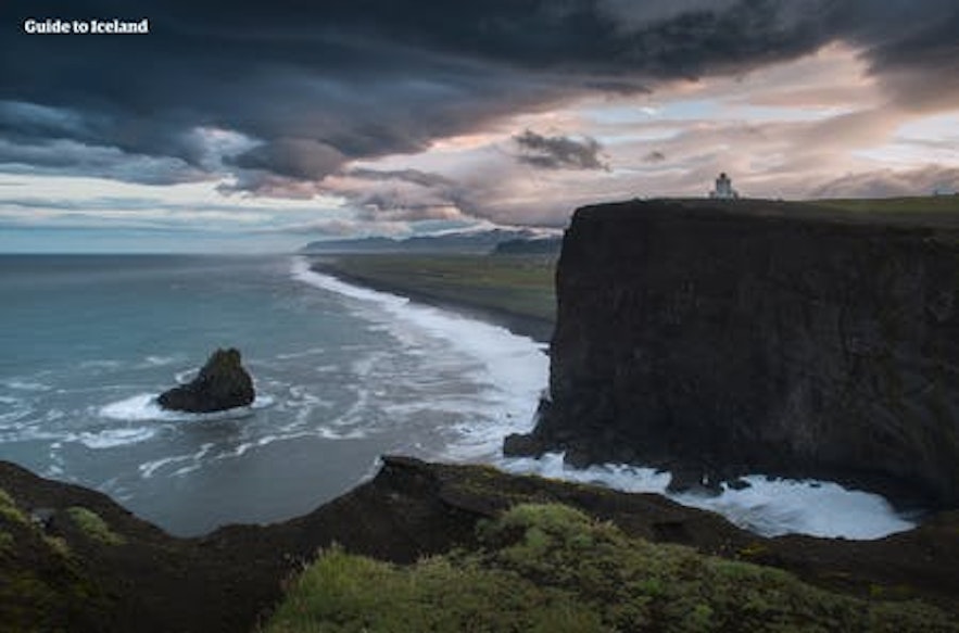 La péninsule de Dyrhólaey dans le sud de l'Islande