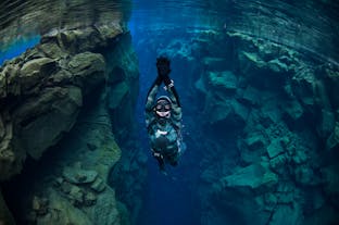Freediving provides a great alternative to snorkelling or diving in Silfra Fissure.