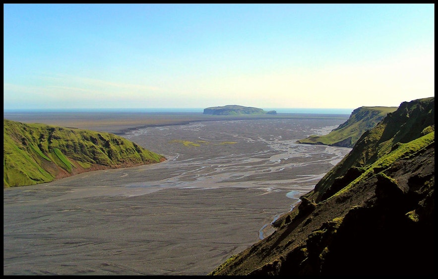 Myrdalssandur is an outwash plain in South Iceland.