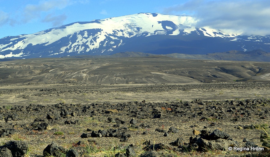 Mt. Hekla volcano in south Iceland
