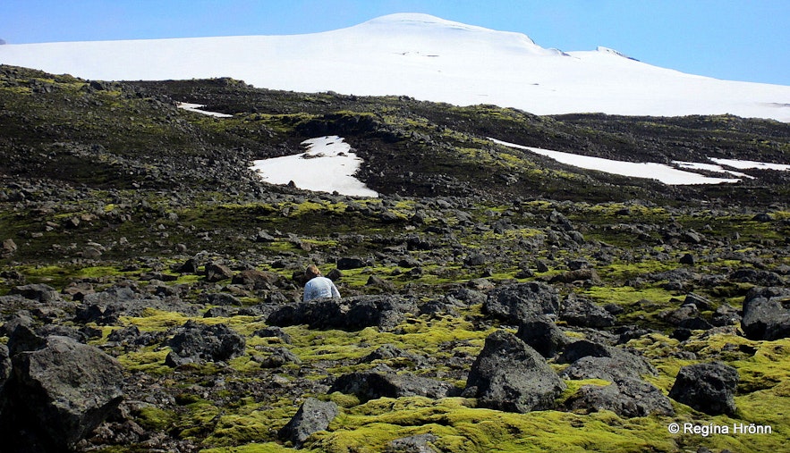 Eyjafjallajökull volcano in south Iceland