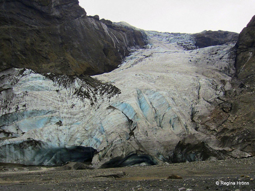 Gígjökull glacier back in 2013