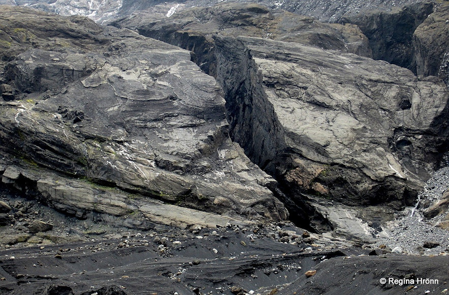 Gígjökull glacer in 2013