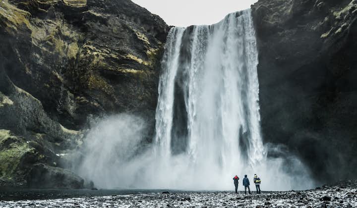 Get to close to Skogafoss waterfall in South Iceland and you will get wet!