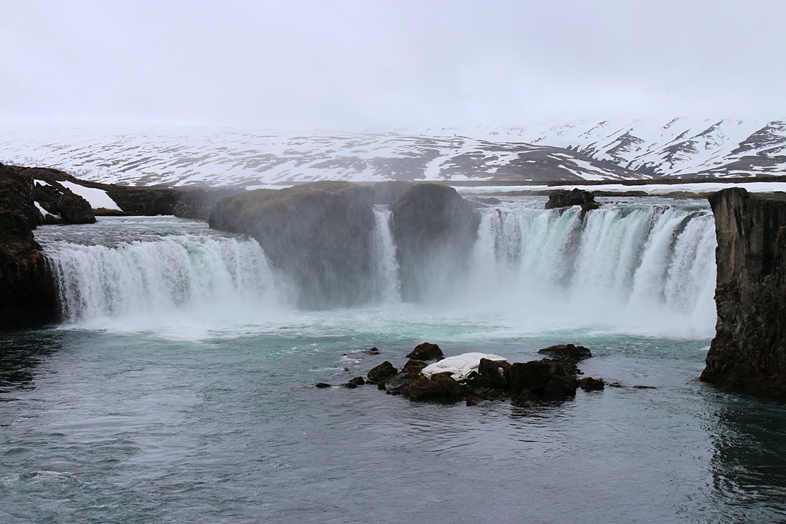 One of northern Iceland's most beautiful waterfalls, Goðafoss.