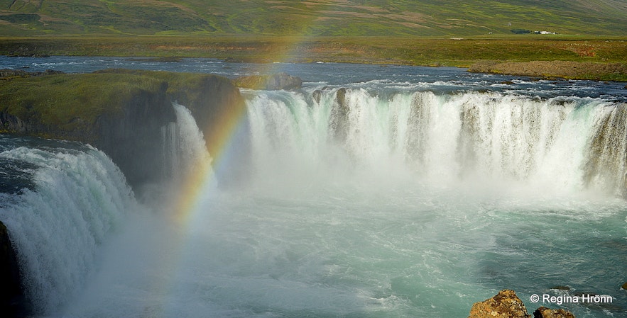 Goðafoss waterfall in north Iceland