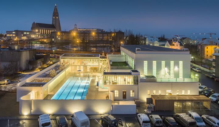 Reykjavík's swimming pools are open late, so you can spend your evening unwinding in the warm, geothermal waters.