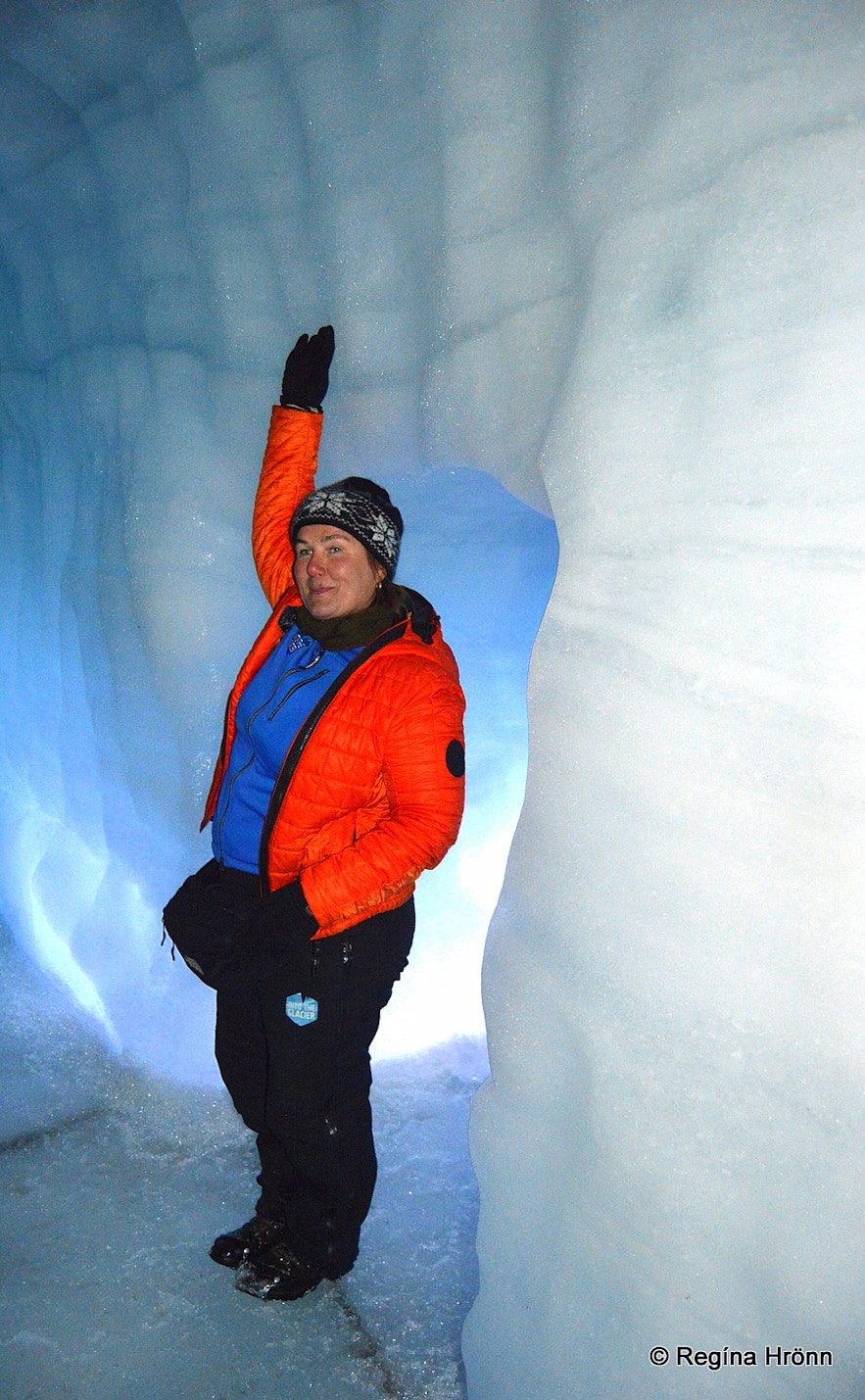 Inside the Ice Cave Tunnel in Langjökull Glacier in Iceland - Into the Glacier