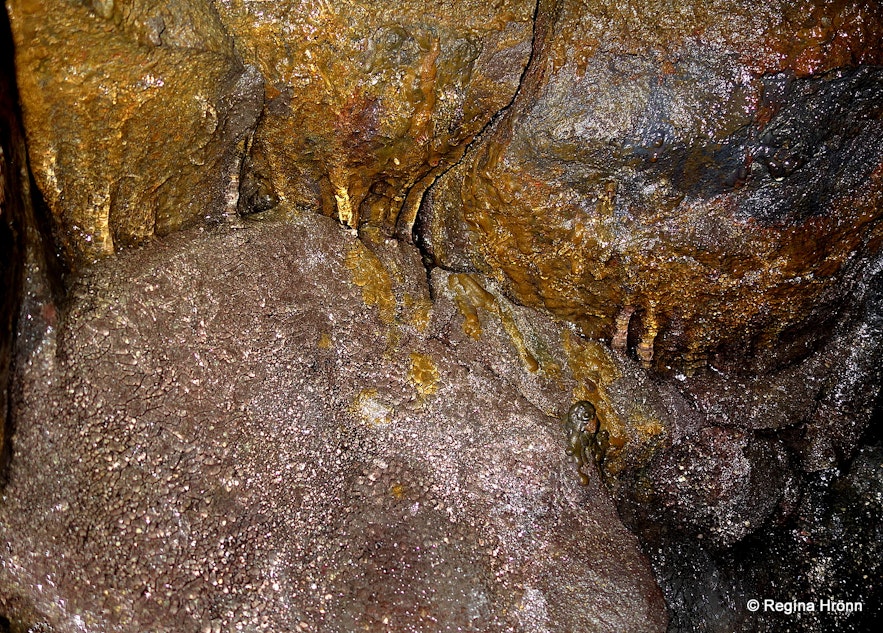 Colourful Lofthellir cave