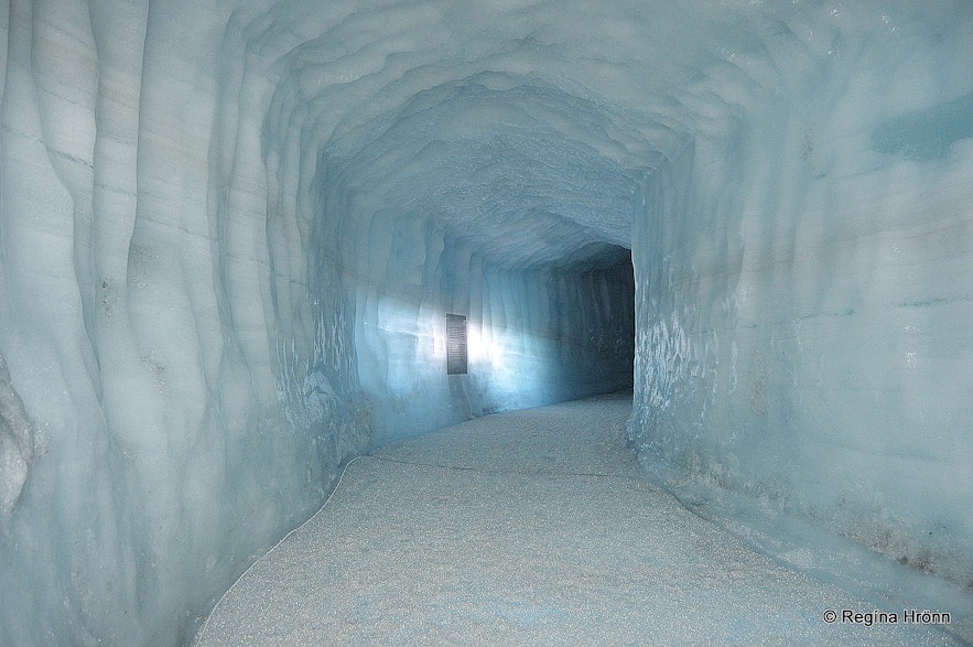 the Ice Cave Tunnel in Langjökull Glacier in Iceland - Into the Glacier