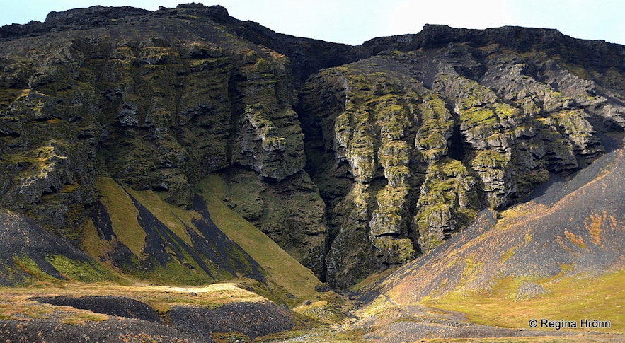 Rauðfeldsgjá gorge Snæfellsnes