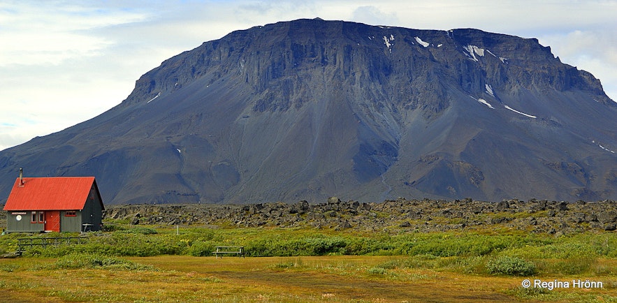 Herðubreiðarlindir oasis and Mt. Herðubreið