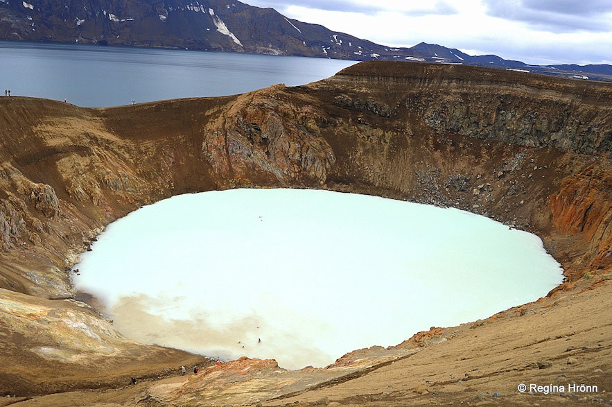 Víti explosion crater at Askja