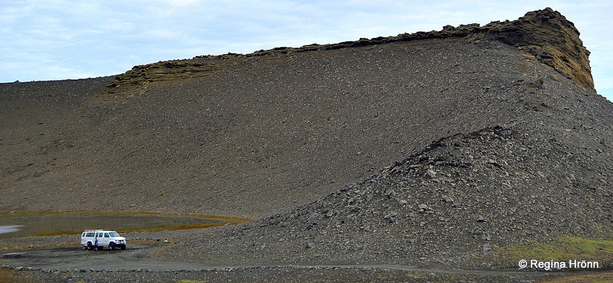 Hrossaborg crater Iceland