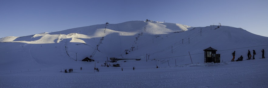 冰島的藍山滑雪場