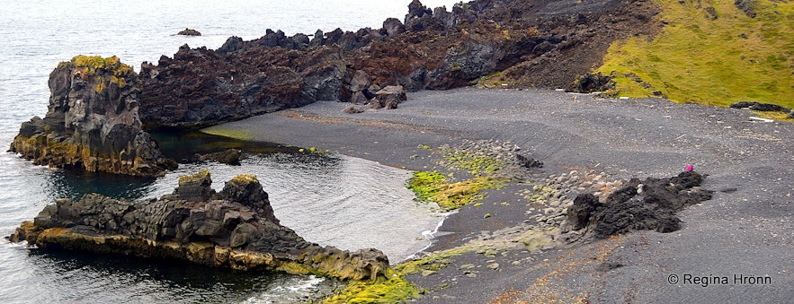 Dritvík cove Snæfellsnes peninsula