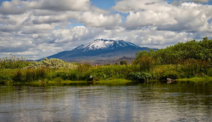 Hekla volcano, as seen in present day.