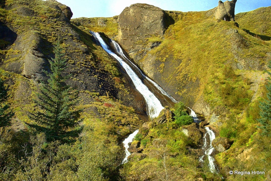 Systrafoss waterfall at Kirkjubæjarklaustur