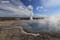冰岛黄金圈景区史托克间歇泉的壮丽喷发