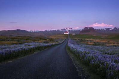 アイスランド西部のスナイフェルスネス半島にある氷河