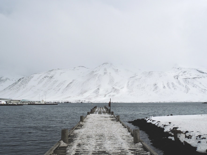 冰島冬季景色