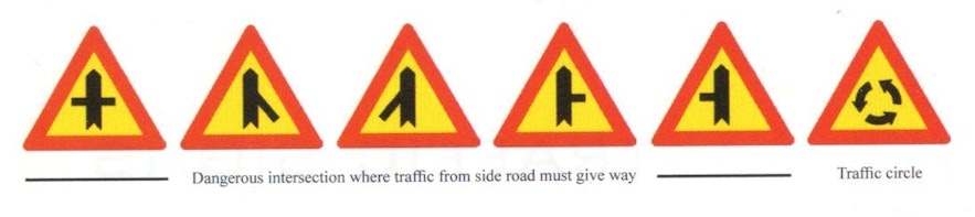 Dostępne na Islandii znaki drogowe