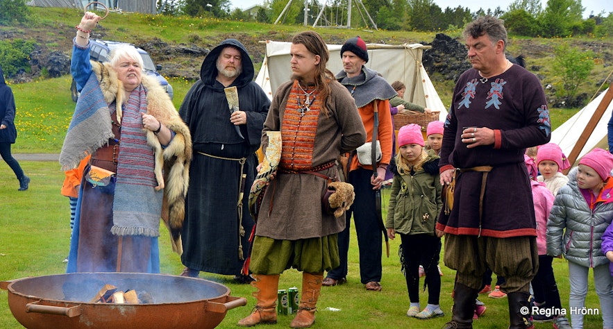 The annual Viking festival in Hafnarfjörður