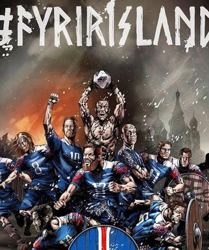 Icelandic Viking football heroes ready for battle!