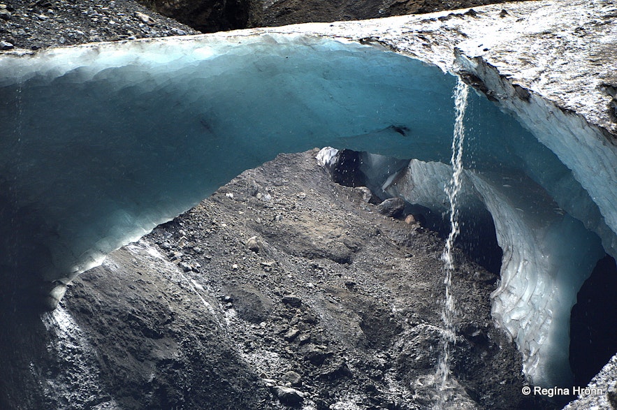 Gígjökull glacier South-Iceland