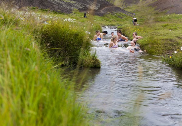 Hveragerði is near beautiful hot springs.