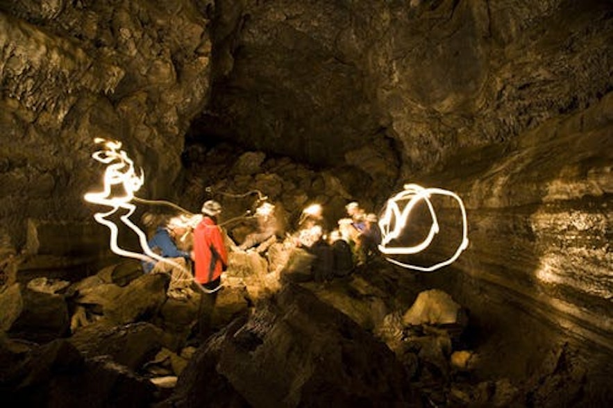 Leiðarendi cave offers an invaluable insight into Iceland's geology.