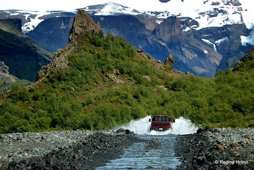 You need a 4WD car to reach Þórsmörk, any time of year
