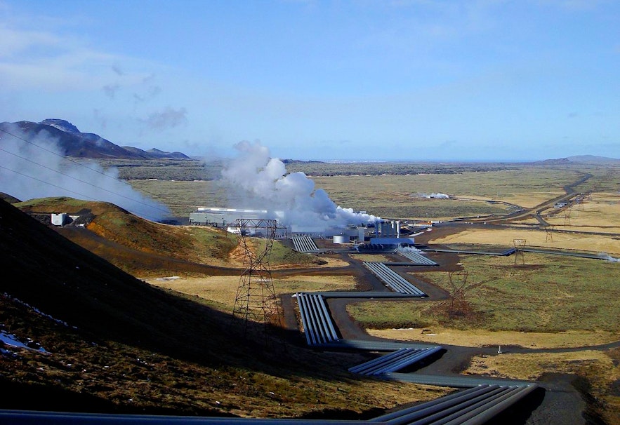 Elektrownia geotermalna na Islandii.