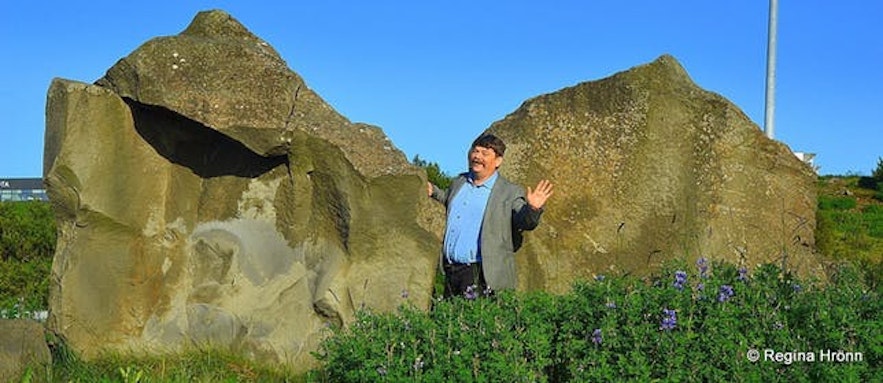 Grásteinn Rock in Reykjavík