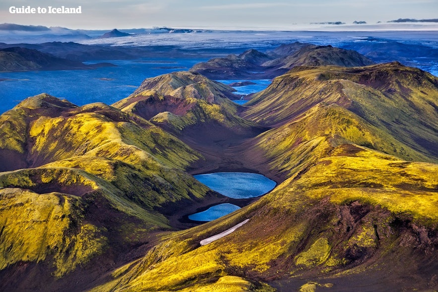 A mountainous landscape in Iceland