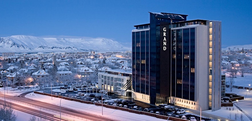 Grand Hotel w Reykjaviku jest jednym z najczęściej wybieranych miejsc przez podróżujących biznesowo.