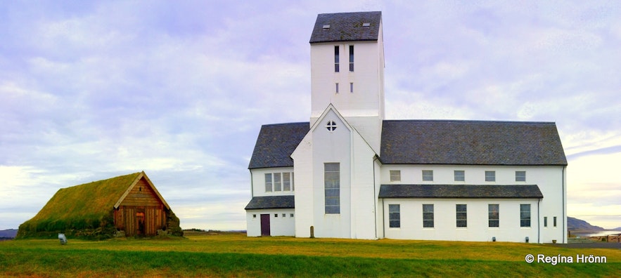 Skálholt cathedral in southwest Iceland
