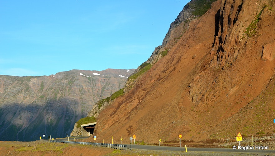 Strákagöng tunnel leading to Siglufjörður