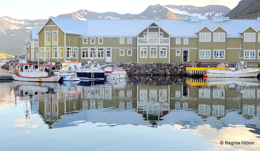Siglufjörður village in North-Iceland