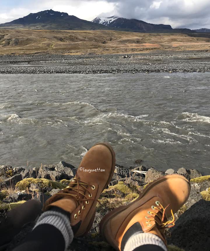 冰島中央內陸高地索斯莫克Thorsmork 山谷河流
