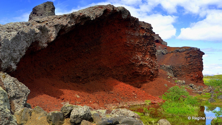 Rauðhólar pseudocraters SW-Iceland
