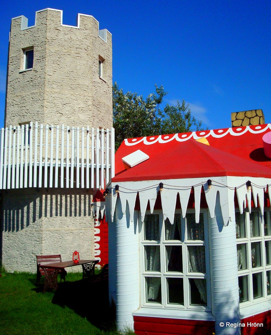 The Tower that belongs to the Christmas House in North Iceland