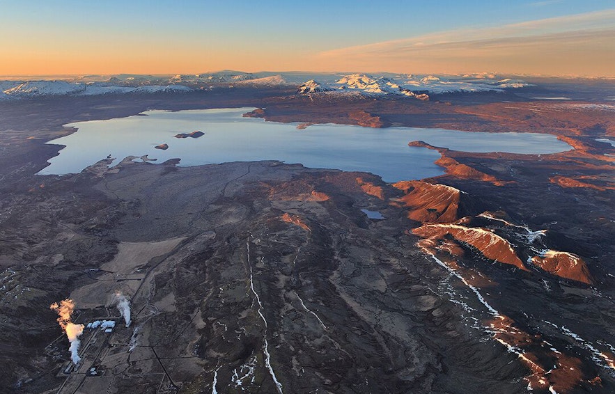 俯瞰冰岛辛格维利尔国家公园