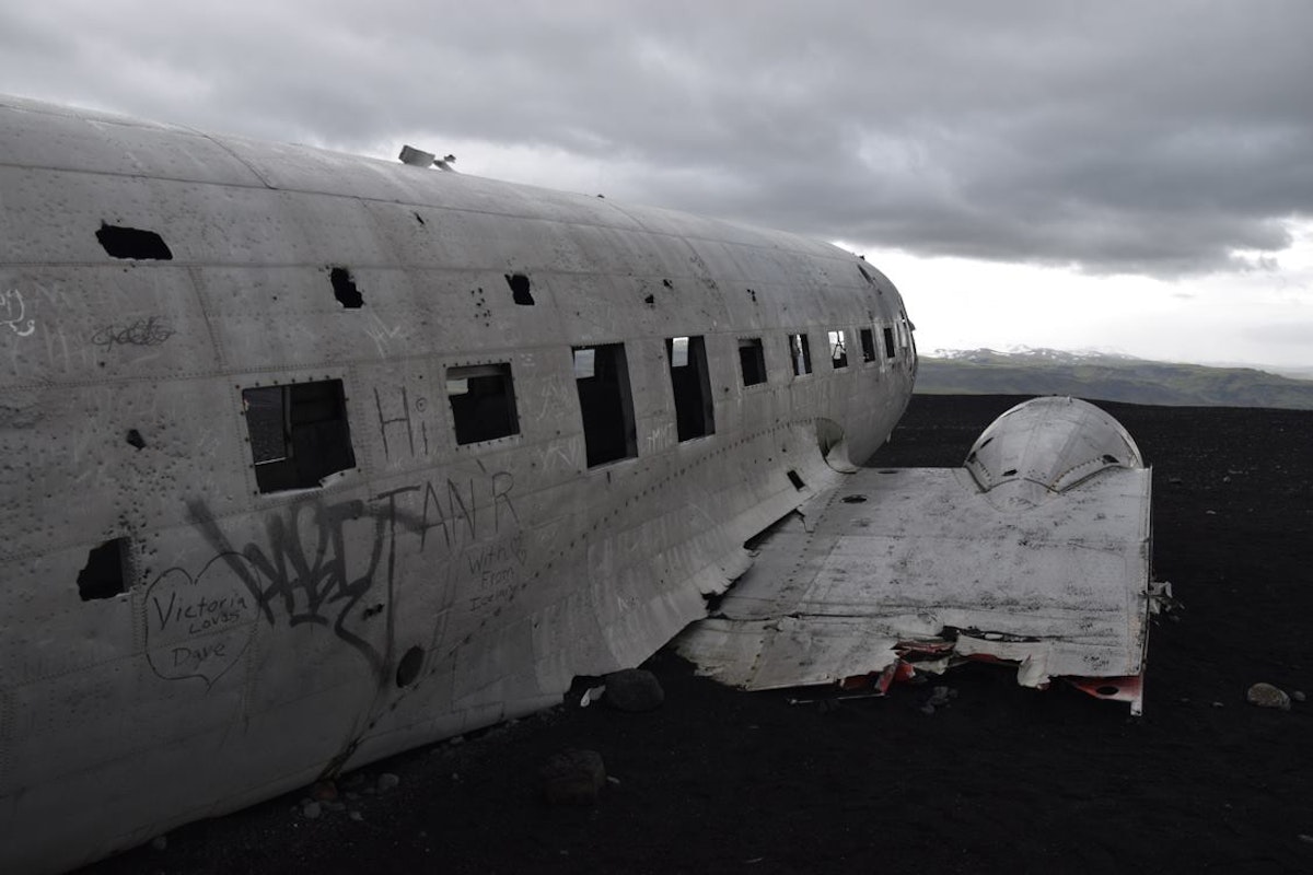 Dc 3 飛行機の残骸 アイスランド南海岸 Guide To Iceland